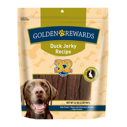 Golden Rewards Duck Jerky Dog Treats, 32 oz Reviews 2019
