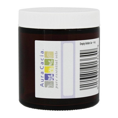 Empty Amber Glass Jar - 4 oz.