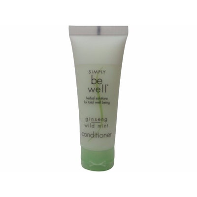 Simply be Well Ginseng Wild Mint Conditioner lot of 4 bottles. Total of 3.2oz (Pack of 4)