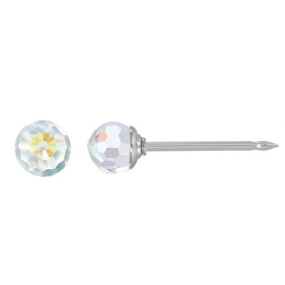 Home Ear Piercing Kit with a Stainless Steel 4MM Crystal Ball Earring
