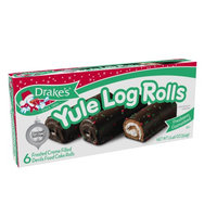 Drake's Christmas Yule Log Rolls, 6 ct, 12.46 oz