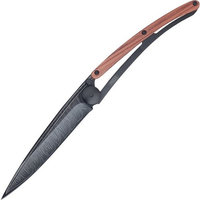 Deejo DEE1GB102 Black Tattoo Feather Titanium Folding Knife Pocket Folder