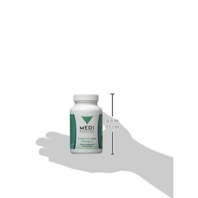 Medi-Weightloss Omega 3 - Fish Oil Capsules - ENTERIC COATED - 1000mg per serving (90 softgels) Dietary Supplement
