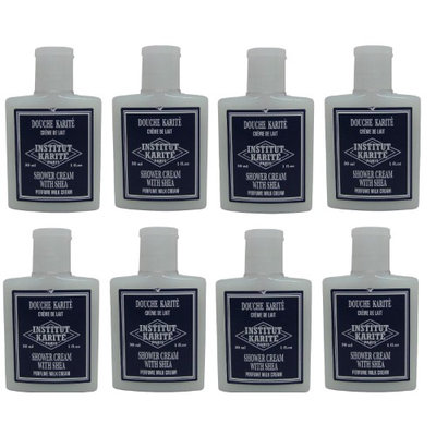 Institut Karite Shea Shower Cream lot 8 Each 1oz bottles. oz (Pack of 8)