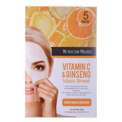 MORGAN MILLER VITAMIN C & GINSENG MASK BOX (5 Masks)