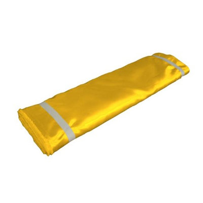 LA Linen BridalBolt-5Yrd-YellowB47 5 Yards Bridal Satin Flat Fold Yellow