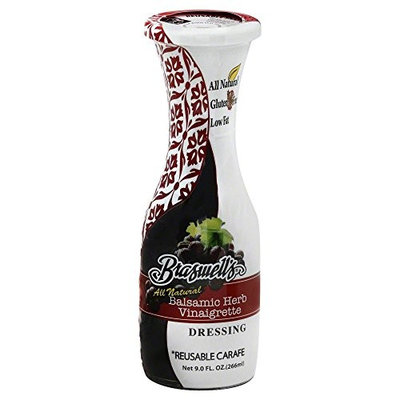 Braswell Carafe Dressing, Balsamic Herb, All Natural 9 Oz