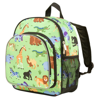 Wildkin Olive Kids Wild Animals Pack 'n Snack Backpack - Kids