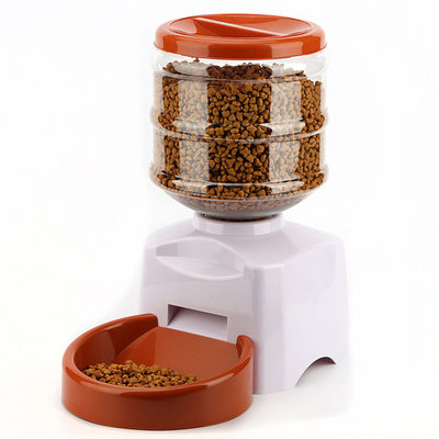 5.5L Automatic Pet Feeder, Legendog Programmable Dispenser with Voice Message Recording and LCD Screen for Dog Cat