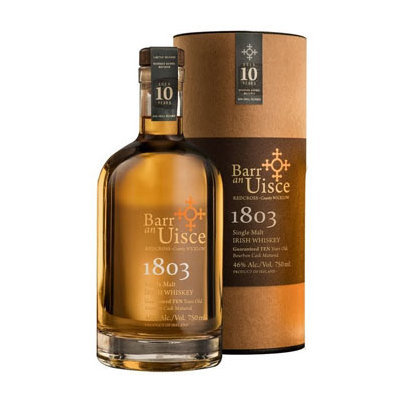 Barr an Uisce Irish Whiskey Single Malt 10 Year 1803