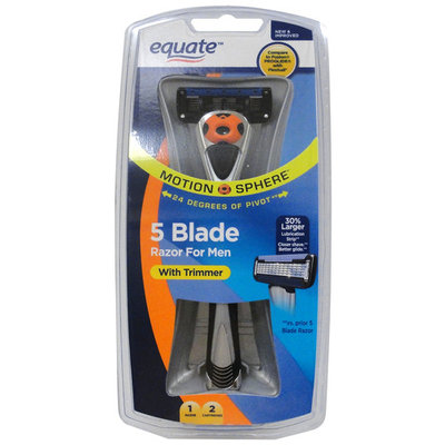 Equate Motion Sphere Men's Razor with 2 Cartridges
