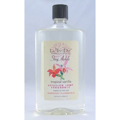 La Tee Da Fragrance Lamp Oil 32 Oz Stay Awhile (Tropical Vanilla)