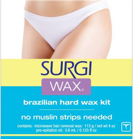 Surgi Wax Brazilian Waxing Kit For Private Parts, 3 Oz
