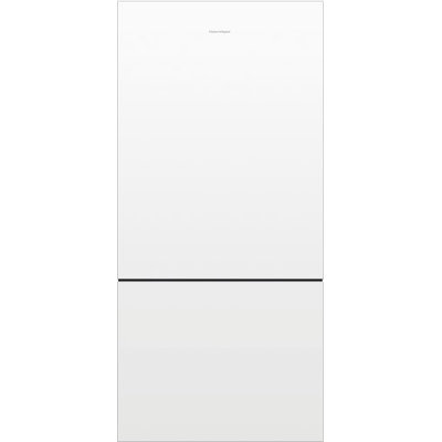 Fisher & Paykel RF170BLPW6 Bottom Mount Counter Depth Refrigerator with 17.6 Cu. Ft. Total Capacity Left Hinged Door Door Storage and Pocket Handle in
