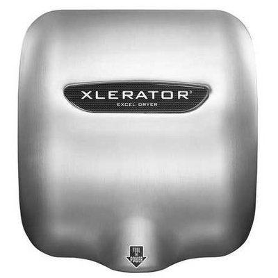 XLERATOR XL-SBH-1.1N-220V Hand Dryer, Stainless Steel,15sec,220V