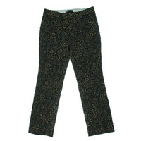 Rochas Womens Metallic Jacquard Pants