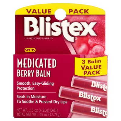 Blistex Berry Lip Balm .45oz 3Pk