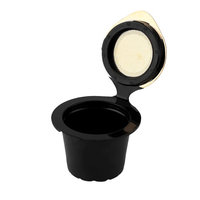 1PCS Stainless Steel Gold Plated Coffee Capsule Cup Super Small Size Reuable Resillable Coffee Capsule For NESCAFE
