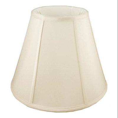 Round Empire Lampshade in Eggshell (10 in. Diam x 8 in. H)