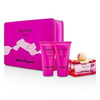 Salvatore Ferragamo Signorina In Fiore Coffret: Eau De Toilette Spray 50Ml/1.7Oz + Body Lotion 50Ml/1.7Oz + Shower Gel 5
