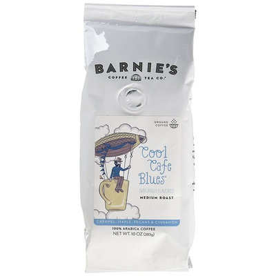 Barnie's Coffee & Tea Cool Café Blues, Ground Coffee, Medium Roast, Arabica Coffee Beans, 10oz Bag