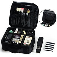 Travel Makeup Train Bag Makeup Cosmetic Case for Cosmetics Makeup Brushes Toiletry Jewelry