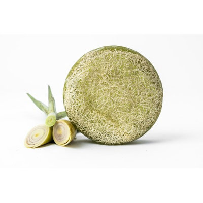 Reveal Naturals Luffa Soap Lemongrass Loofah Sponge - Exfoliating Body Scrub