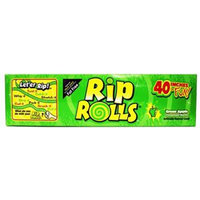 Dollaritem Wholesale Rips Roll Sour Candy Apple *1Y -Sold by 1 Box of 24 Pieces