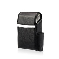 H:oter New Mens Womens Leather Tobacco Cigarette Cigar Lighter Holder Case
