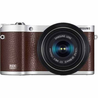 Samsung NX300 20.3 Megapixel Mirrorless Camera (Body with Lens Kit) - 45mm - Brown