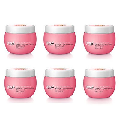 Yes To Grapefruit Pore Perfection Brightening Peel, 2 Oz (6 Pack) + FREE Assorted Purse Kit/Cosmetic Bag Bonus Gift