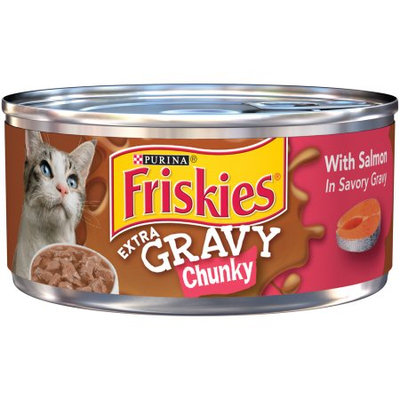 Friskies® Extra Gravy Chunky Salmon Tuna Creamy Sauce