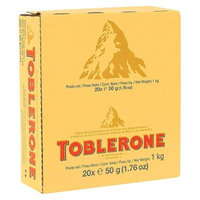 Toblerone Swiss Milk Chocolate Candy Bar 1.76 oz 20 ct