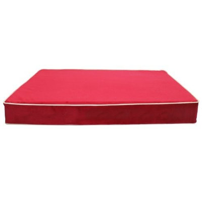 Spoiled Rotten Classic Collection 80529 Pet Mattress, Raspberry/Buckwheat Velvet, Large
