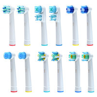 Oral B Replacement Compatible Brush Heads Pack of 12 Assorted Heads