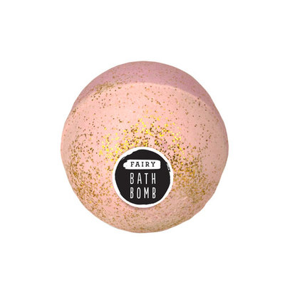 HALLU Fairy Bath Bomb, Pink Bath Bomb, Island Hibiscus Scent, 140g