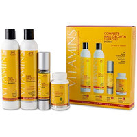 Vitamins Hair Growth Treatment Products - Hair Loss Treatment System to Stop Thinning Hair and Promote Regrowth – Includes Shampoo, Conditioner, Vitamins and Hair Growth Accelerating Serum