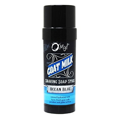 O My! Goat Milk Shaving Soap Stick-Ocean Blue