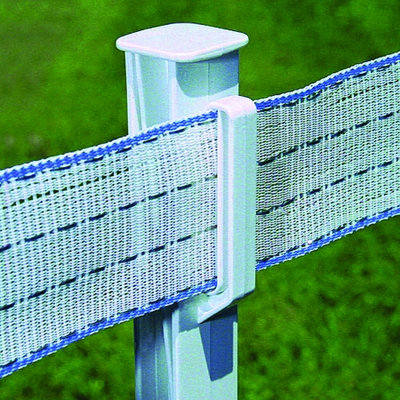 WHITE STEP-IN FENCE POST