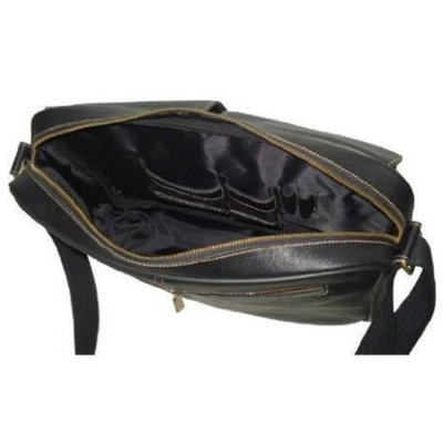 Amerileather Dual Flap Leather Briefcase