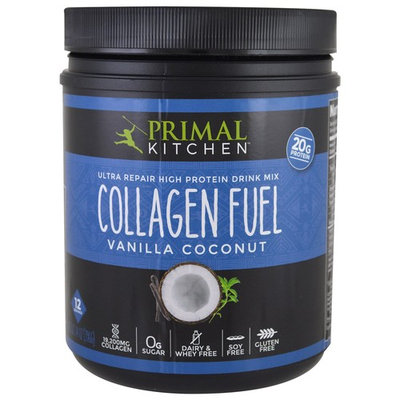 Primal Kitchen, Collagen Fuel, Grass-Fed Collagen Peptide Drink Mix, Vanilla Coconut, 13.1 oz (370 g)