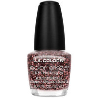 L.A. Colors Color Craze Nail Polish with Hardeners, Frou Frou, 0.44 fl oz