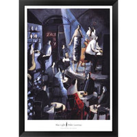 Blue Light Framed Art Print