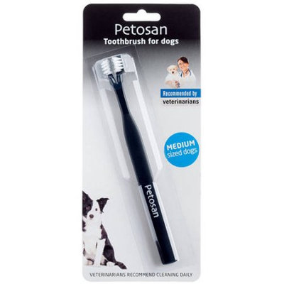 Petosan USA POS12061V Double-Headed Pet Toothbrush - Small