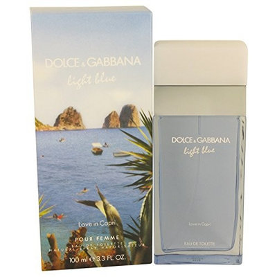 Dolcé & Gabbaná Líght Bluê Lôve In Cápri Perfúme For Women 3.4 oz Eau De Toilette Spray + a FREE Head Over Heels 3.4 oz Shower Gel