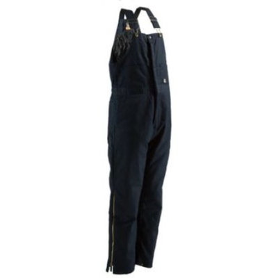 Berne Apparel B414NVT600 4X-Large Tall Deluxe Insulated Bib Overall - Navy Twill