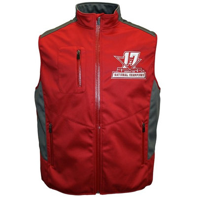 Men's Franchise Club Alabama Crimson Tide 17-Time National Champions Softshell Vest