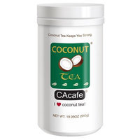 Cacafe Inc. Cacafes Coconut Tea in Jar #28526 (Cane Sugar Added)