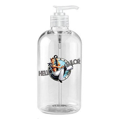 Lube -Personal Water Based - Hello Sailor 16ozTM - Made in USA - 100% Unconditional Money Back