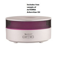Sparoom Aromamist Ultrasonic Diffuser with 1/4 dram 20 drop sample arborvitae oil